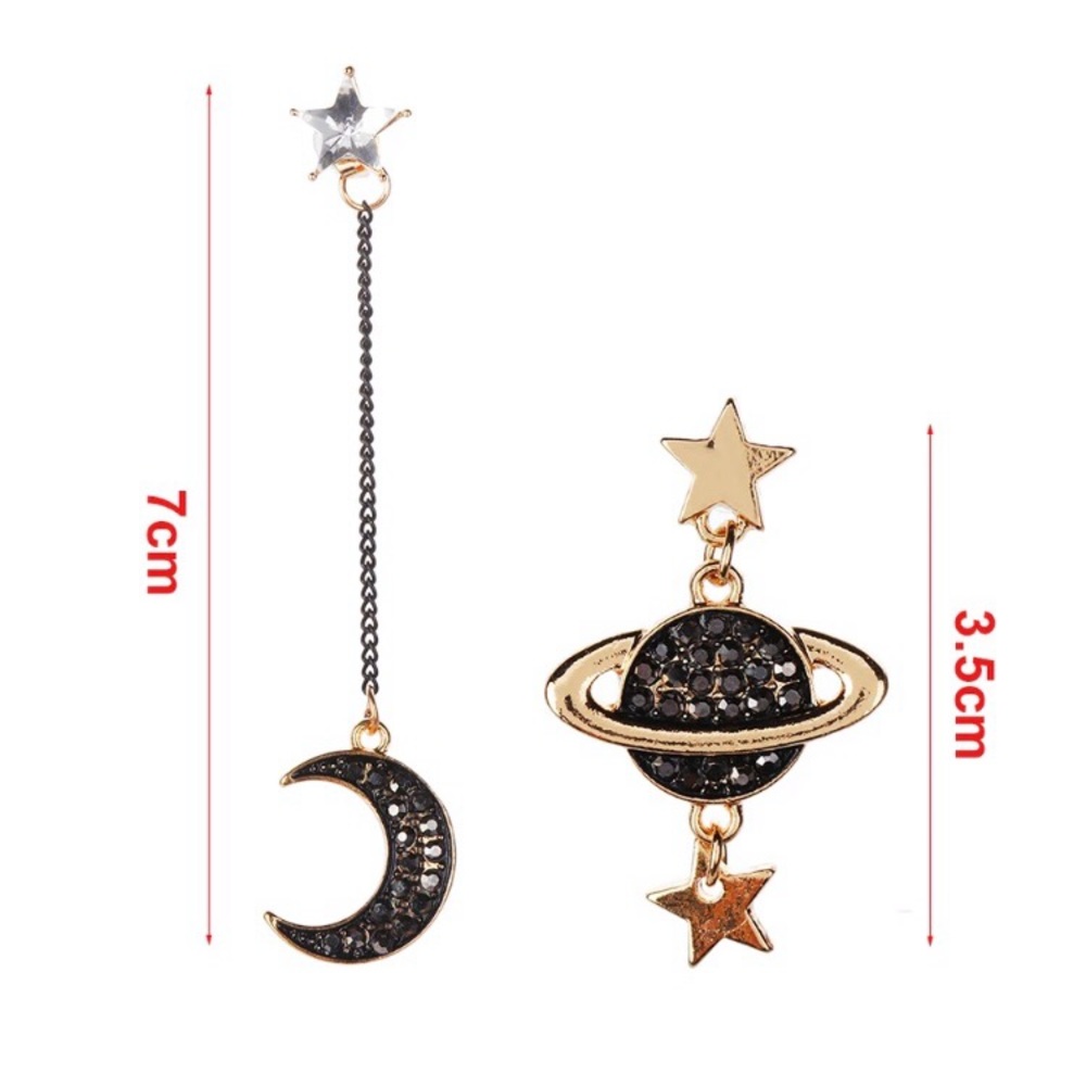 🆕 Moon Star Earring Set - Picture 5 of 9